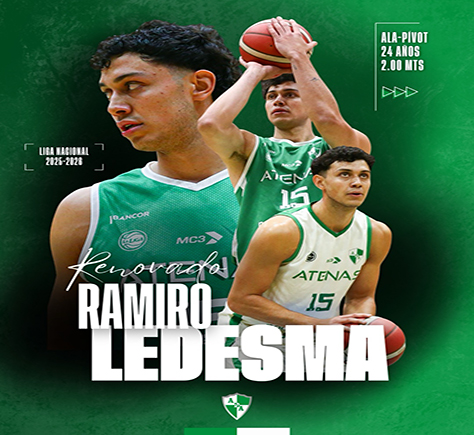Ramiro Ledesma, Ala-pivot, Atenas 2025