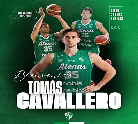 Tomas Cavallero, Alero, Atenas 2025