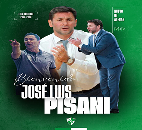 JOSE LUIS PISANI, DT, Atenas 2025